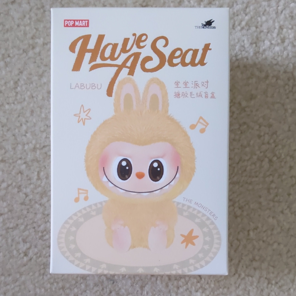 Pop Mart Labubu Have A Seat Toy - Cream